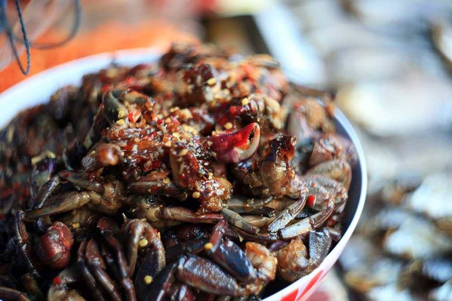 Mam Cong, sauce made from a special kind of crabs, Long An specialty