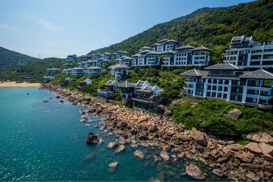  InterContinental Danang Sun Peninsula Resort is built on Son Tra Peninsula