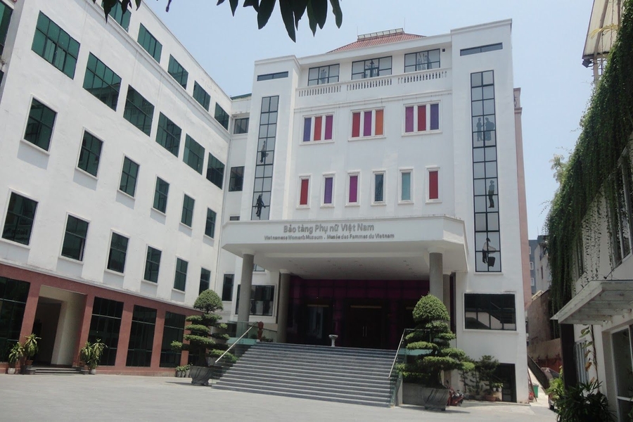 Vietnamese Women's Museum is a cultural work bearing the mark of history. Source: Mytour blog