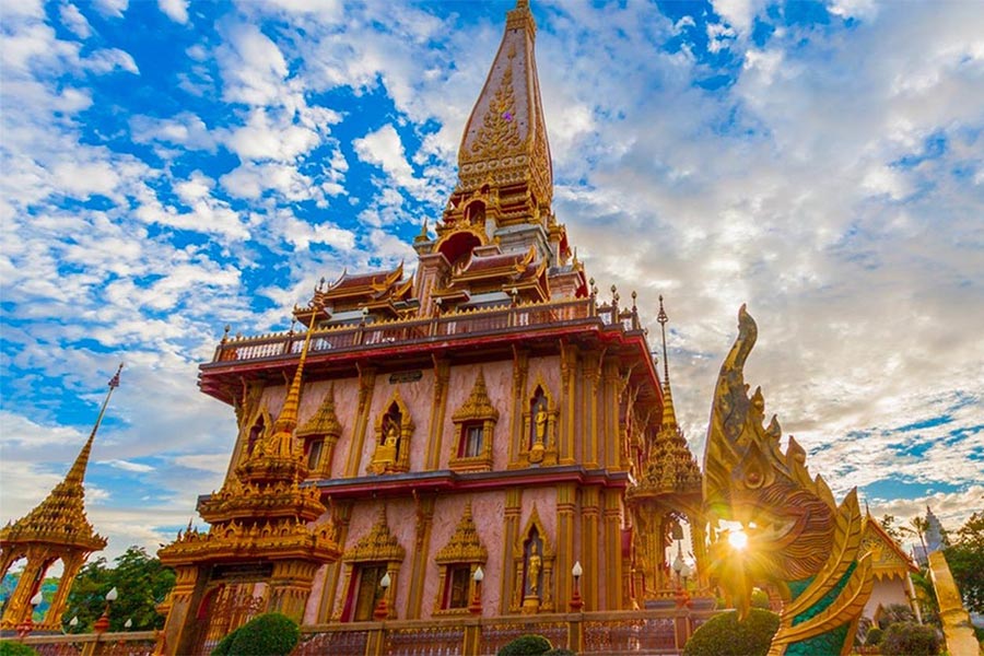 The Wat Chalong Temple