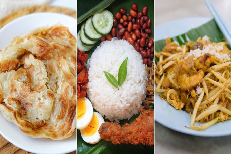 Roti canai, Char kway teow et Nasi lemak, qui sont les meilleurs plats incontournables pour les touristes visitant la Malaisie - Photo : dolffyn, Rosita Turut, jethita 