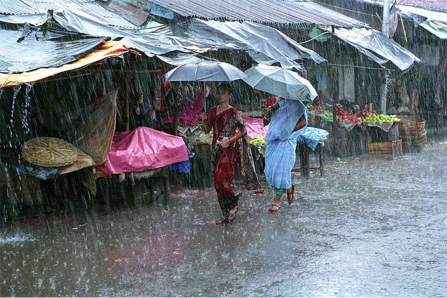 Monsoon season in Thailand