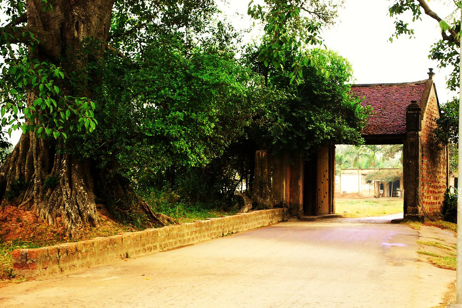 You will be impressed by the poetic beauty of Duong Lam Ancient Village: Source: Chudu24