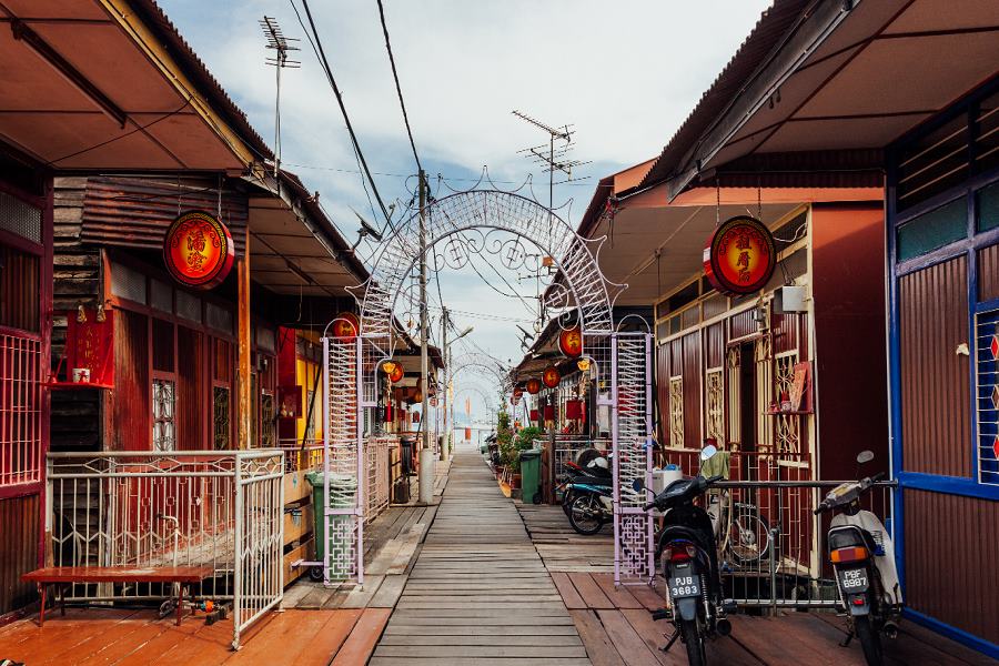 Clan Jetties in George Town, Penang