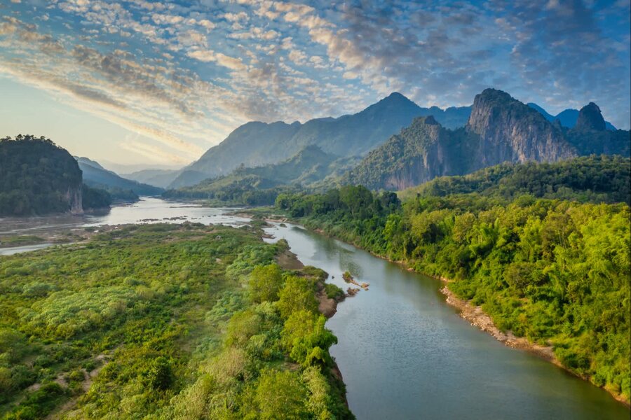 Mekong river route