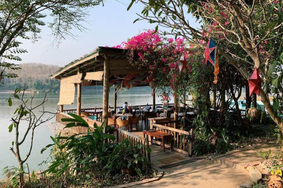 Enjoy coffee at Silk Road Coffee Shop, Living Crafts Center 