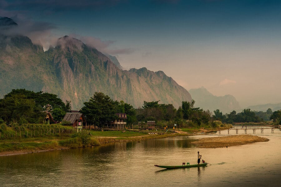 Slow travel in Laos: Untouched nature of Laos