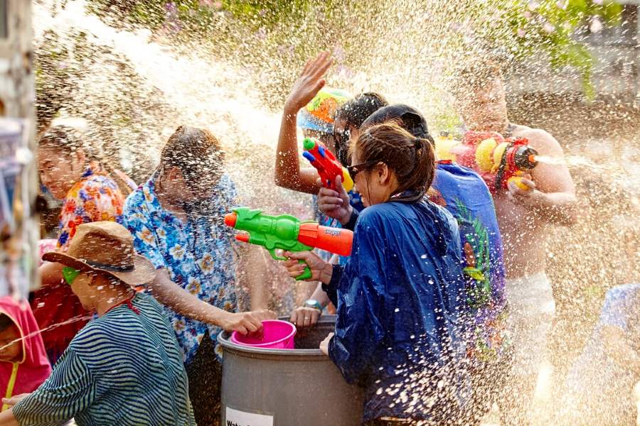 Songkran Festival in Thailand is the most well-known festival in the country