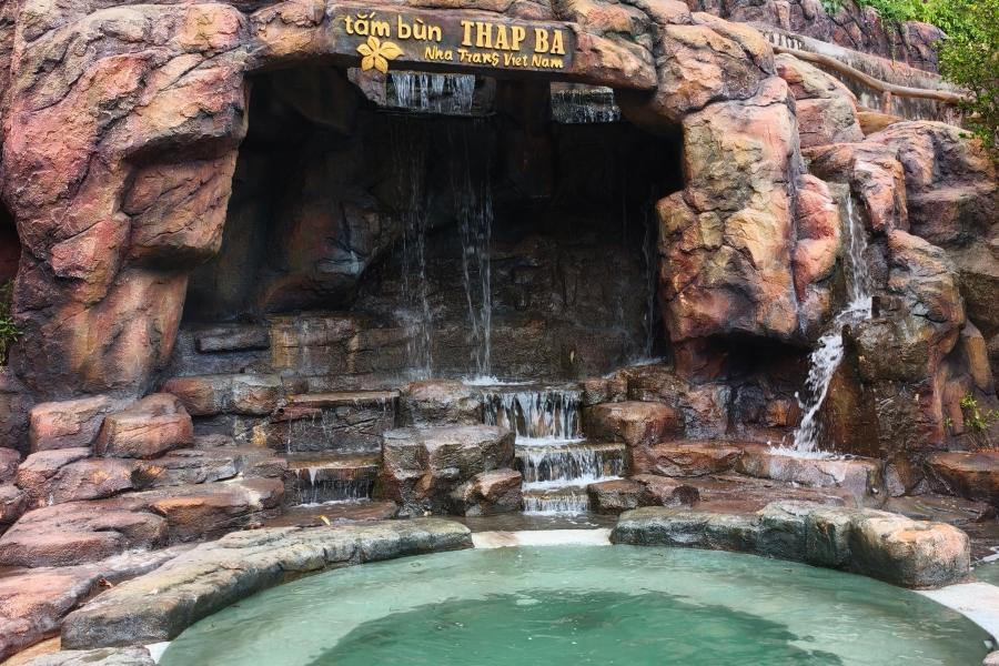 Wellness travel at Thap Ba hot springs in Vietnam