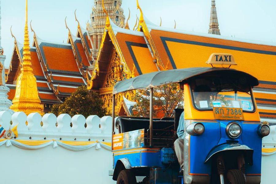 Transportation for Central Thailand 7 days tour