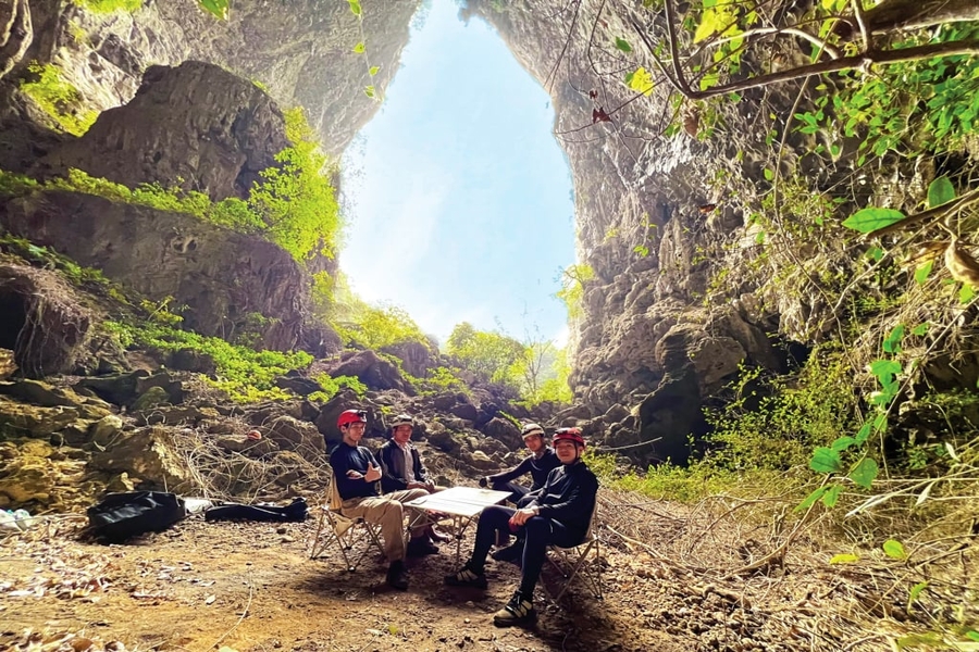 Trekking through the forest to reach the waterfall is a fun pursuit. Source: Vietnam