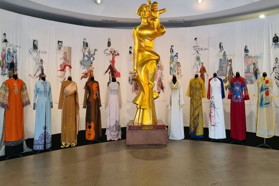 The exhibition space in the museum is designed in a modern way. Source: Vinpearl