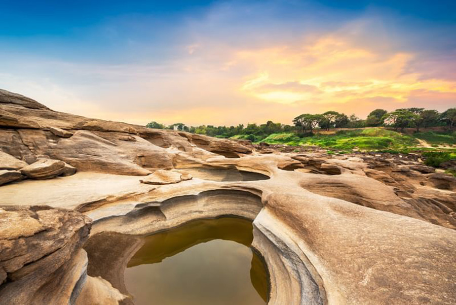 grand canyon of Thailand (sam phan bok) at Ubon Ratchathani, Thailand