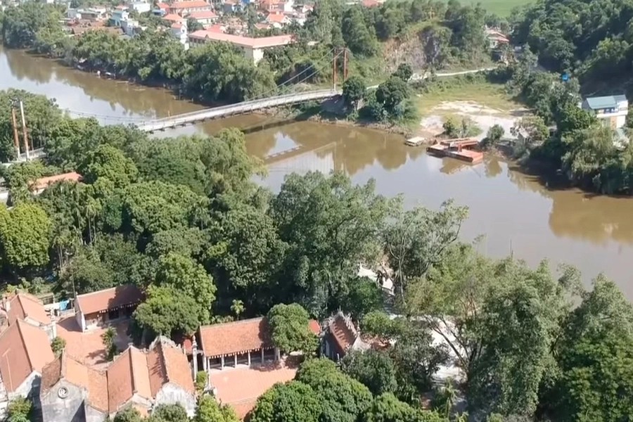 A view of Ba Danh Pagoda area from above. Source: Dulich.Pro.Vn