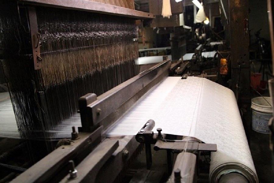 Silk weaving