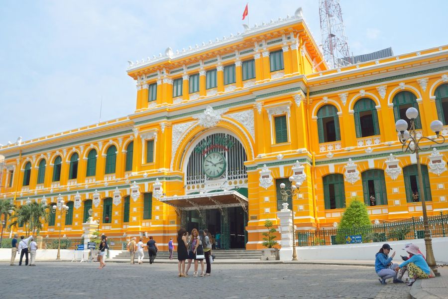 Saigon Central Post Office. 