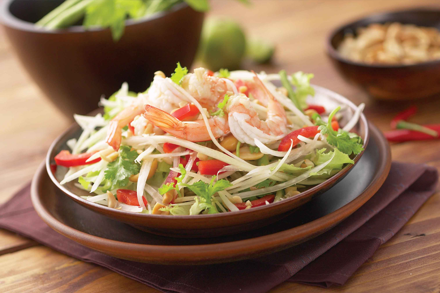 5-day food tour in Northern Laos- Tam Mak Houng papaya salad