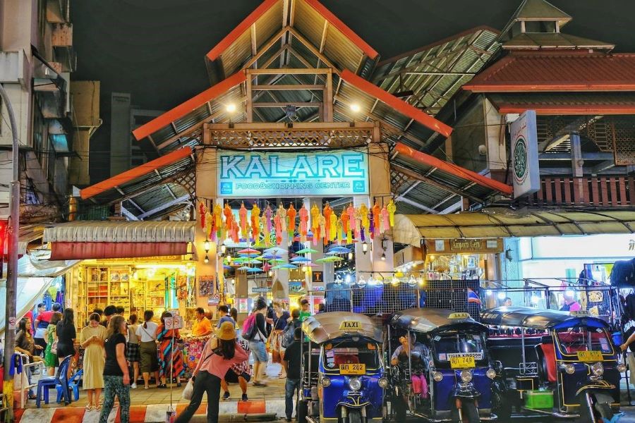 Kalare food and shopping center in Chiang Mai 