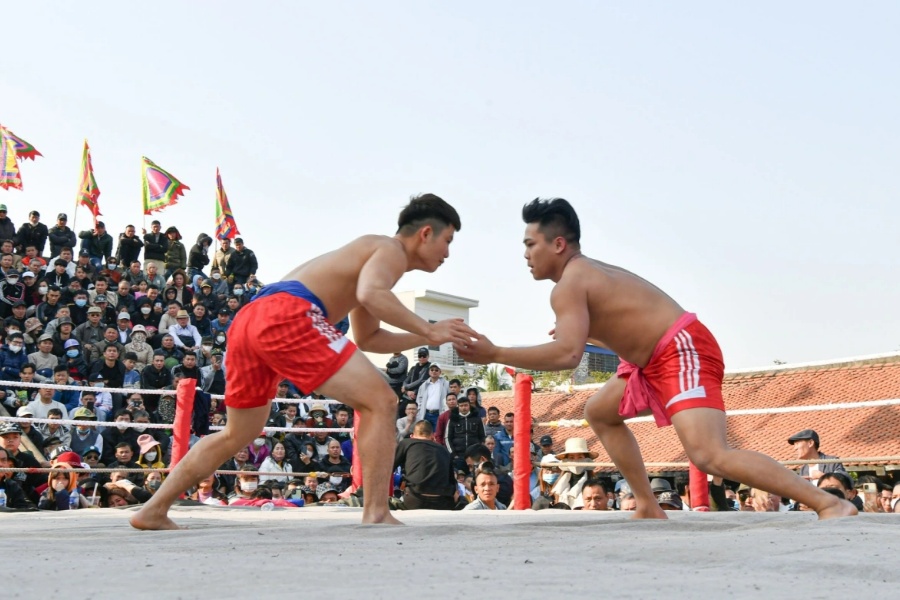 Wrestling matches in Lim Festival