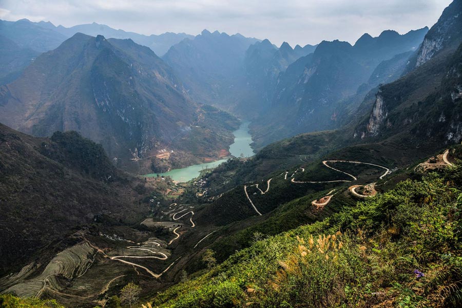 Mountain pass in Ha Giang - Ta Lang Pass