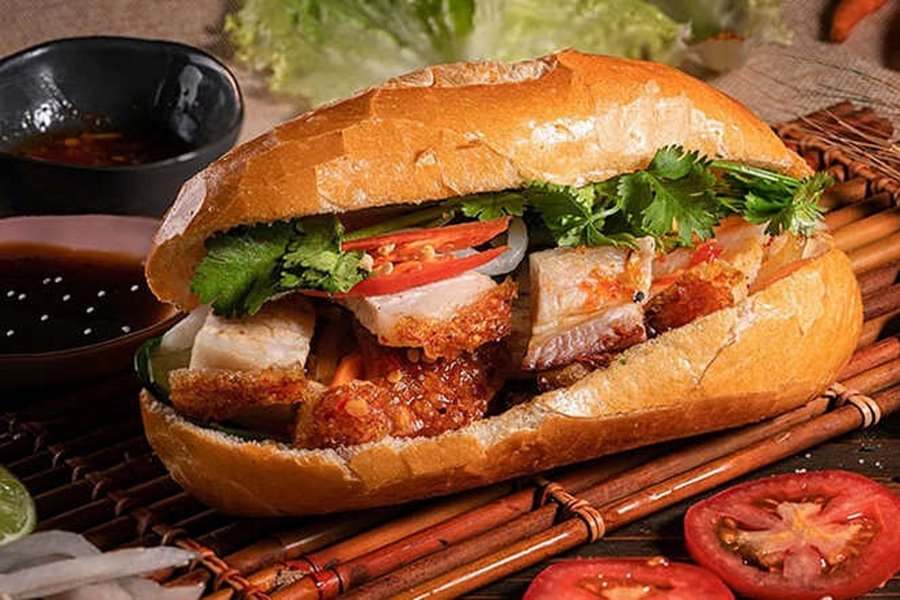  Banh Mi Heo Quay - roast pork sandwich
