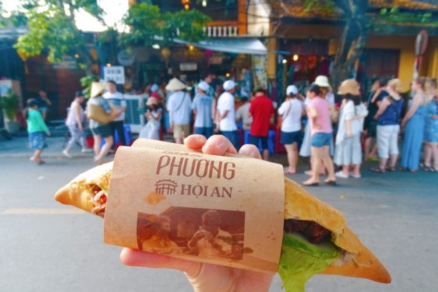 Phuong's Banh Mi, famous and once praised by Anthony Bourdain