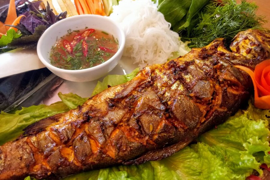 Grilled Stream Fish