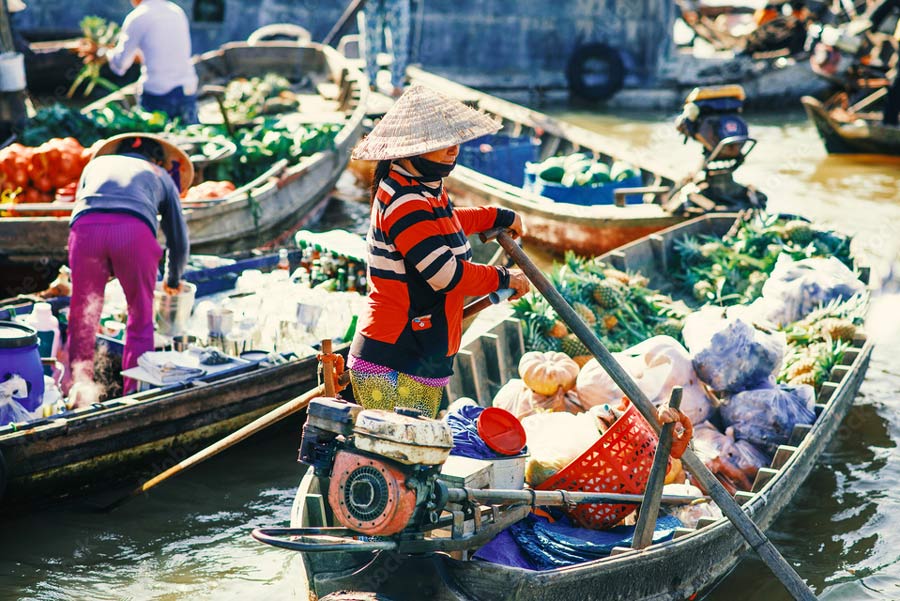 Cai Rang Floating Market