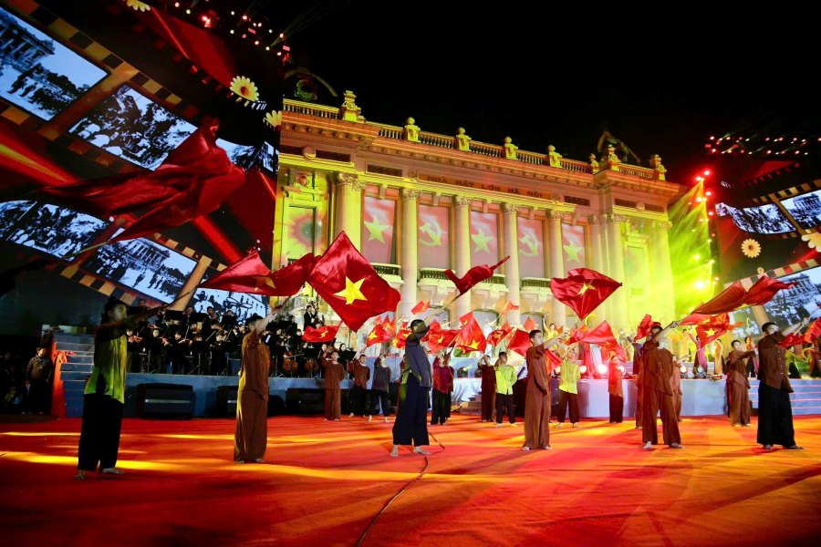 Hanoi Dressed in Red for September 2