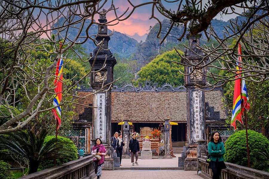 Ninh Binh offers a sacred atmosphere.