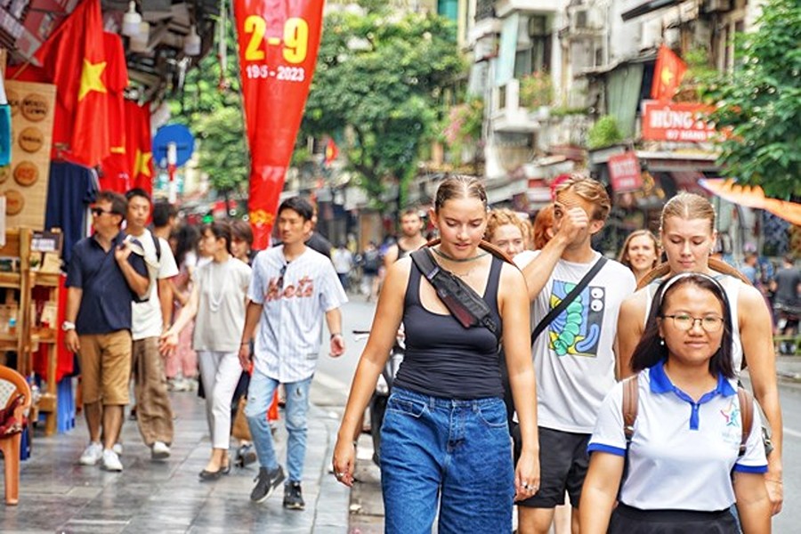 Hanoi Dressed in Red for September 2