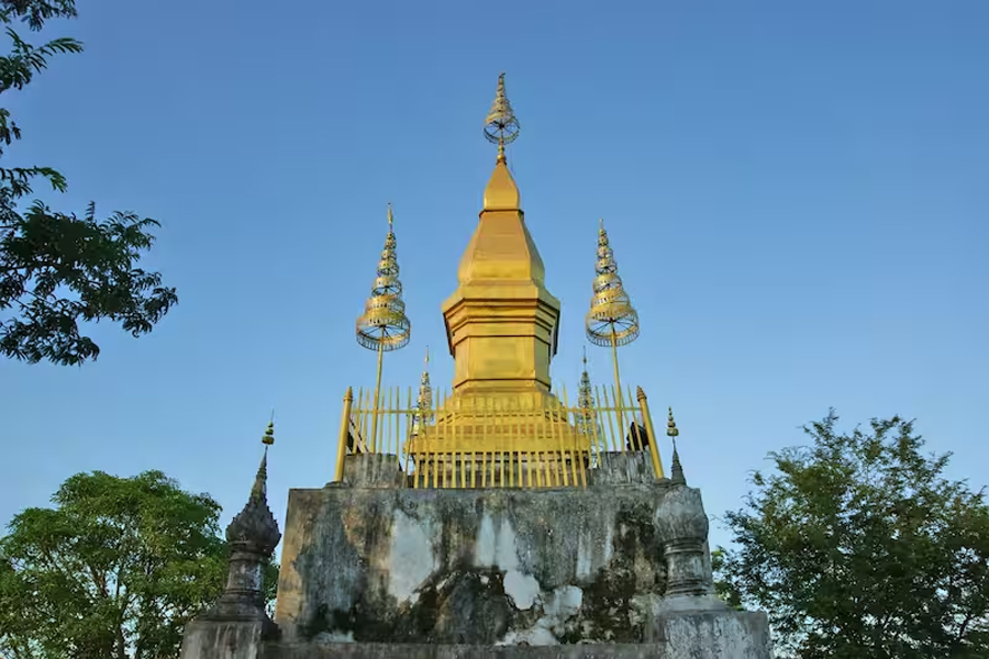 Wat Chomsi, at the summit of Phou Si (Cre: Hotels.com)
