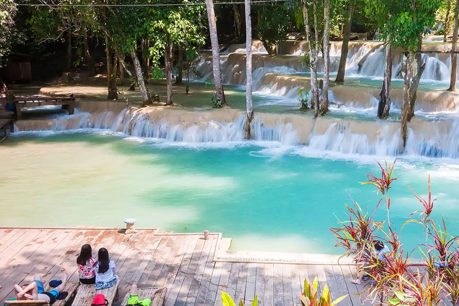 Some tips on visiting Tad Sae Falls