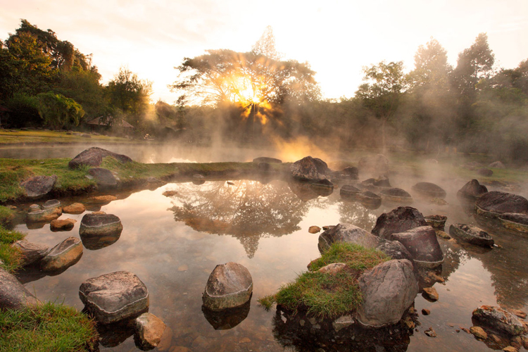 Chae Son National Park is a scenic natural area located in the Lampang Province