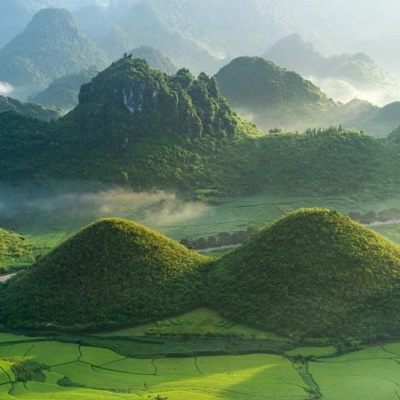 Quan Ba Twin Mountains