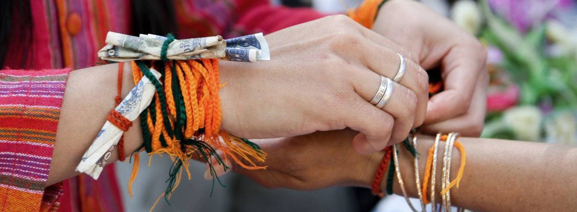 Traditional Baci ceremony in Laos