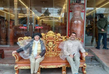 Hanoi – Nam Chan Water Puppet Village – Co Chat Silk Weaving Village – Quan Anh Heritage House – Hai Minh Artists' Village – Tile-Roofed Bridge – Hai Ly Ruined Church – Hanoi