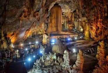 Hanoi – Flight to Dong Hoi- Phong Nha Cave (B)