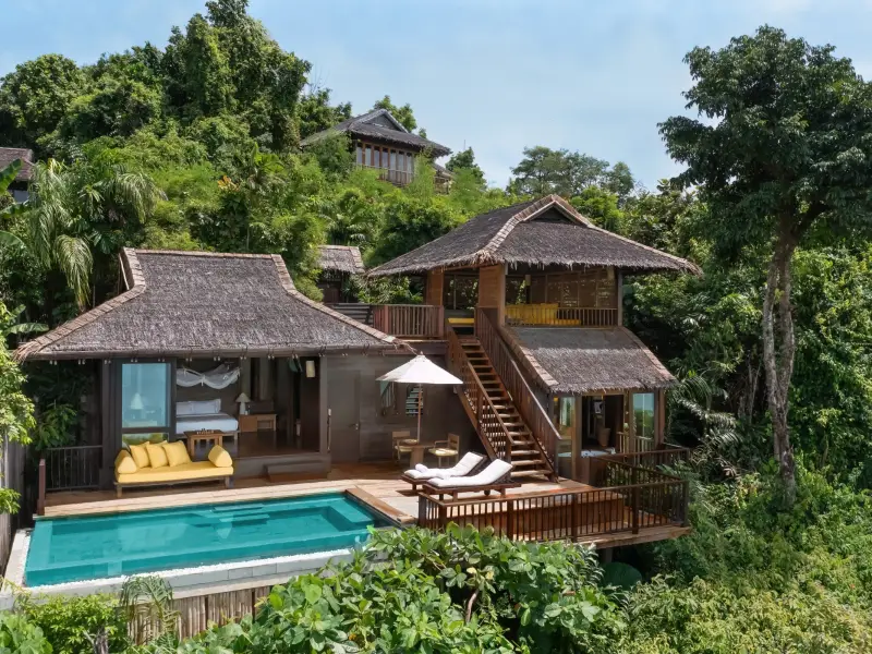 Ocean pool villa at Six Senses Yao Noi