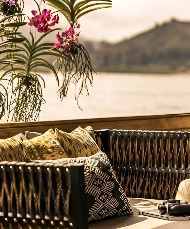 On board the Gypsy on the Mekong