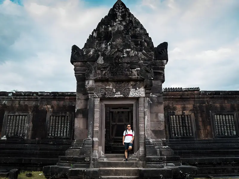 The Khmer temple of Wat Phou, Champasak
