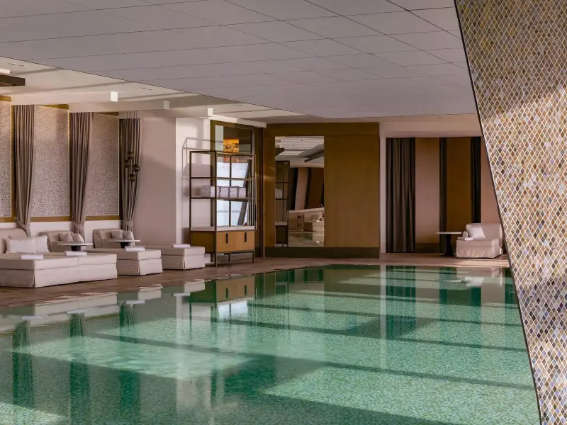 The pool at Rosewood Phnom Penh