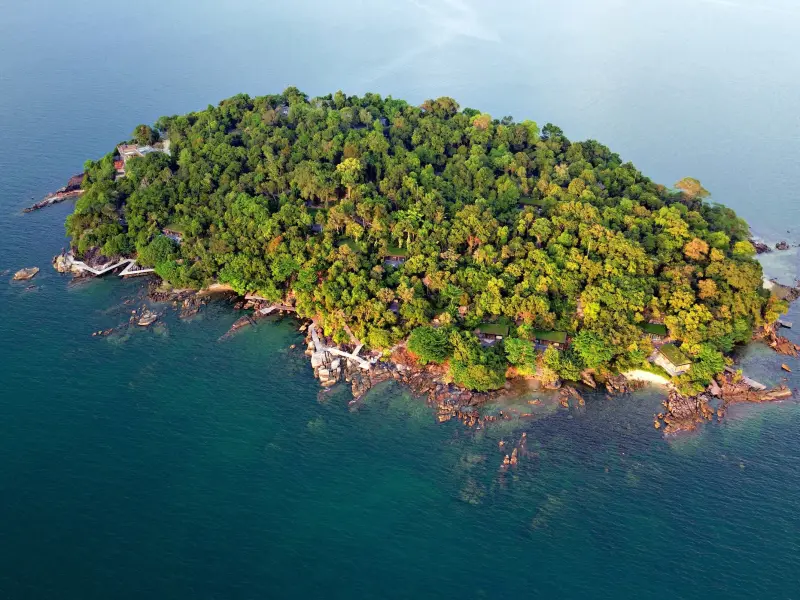 Krabey Island from above