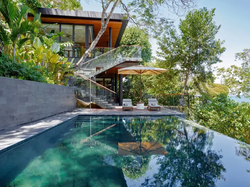 A pool villa at Six Senses Krabey Island